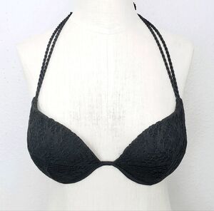 Victoria's Secret The Gorgeous Crochet Halter Bikini Top 34B